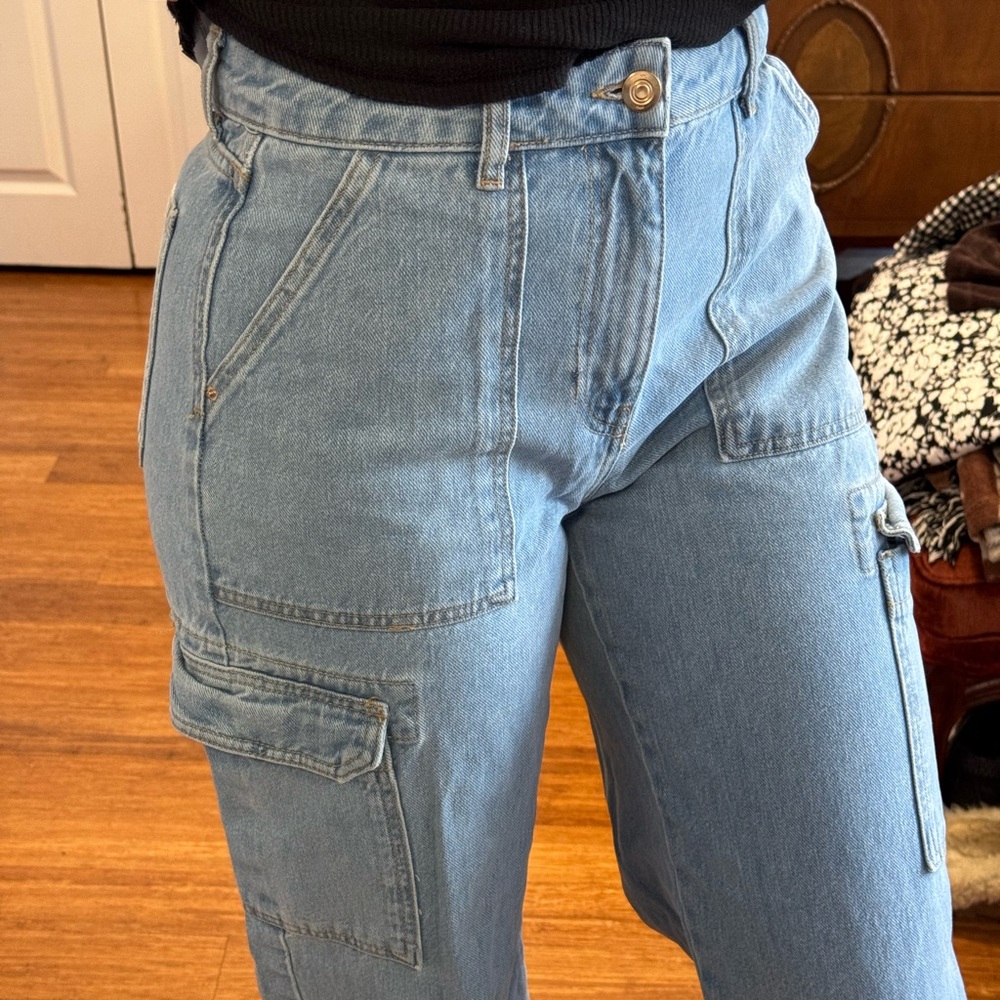 Zara cargo jeans